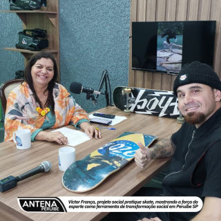 Antena Peruíbe recebeu Victor França | Pratique Skate